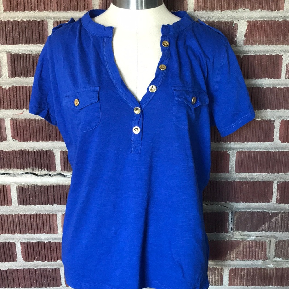 Splash Women’s royal blue 100% Cotton Shirt